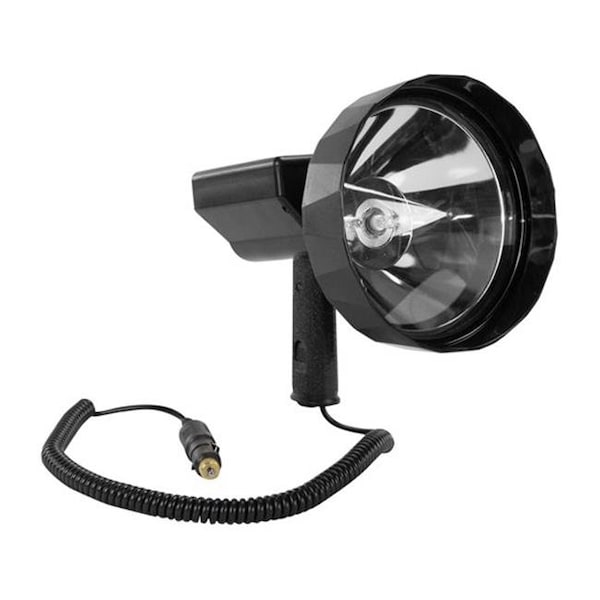 Larson Electronics HL-85-HID-CPR-16CPCC 50 watt HID 30 Million Candlepower Handheld Spotlight with 16 ft. Cigarette Plug Coil; 5000 Lumens; Spot & Flood Combo - 7 in. Lens